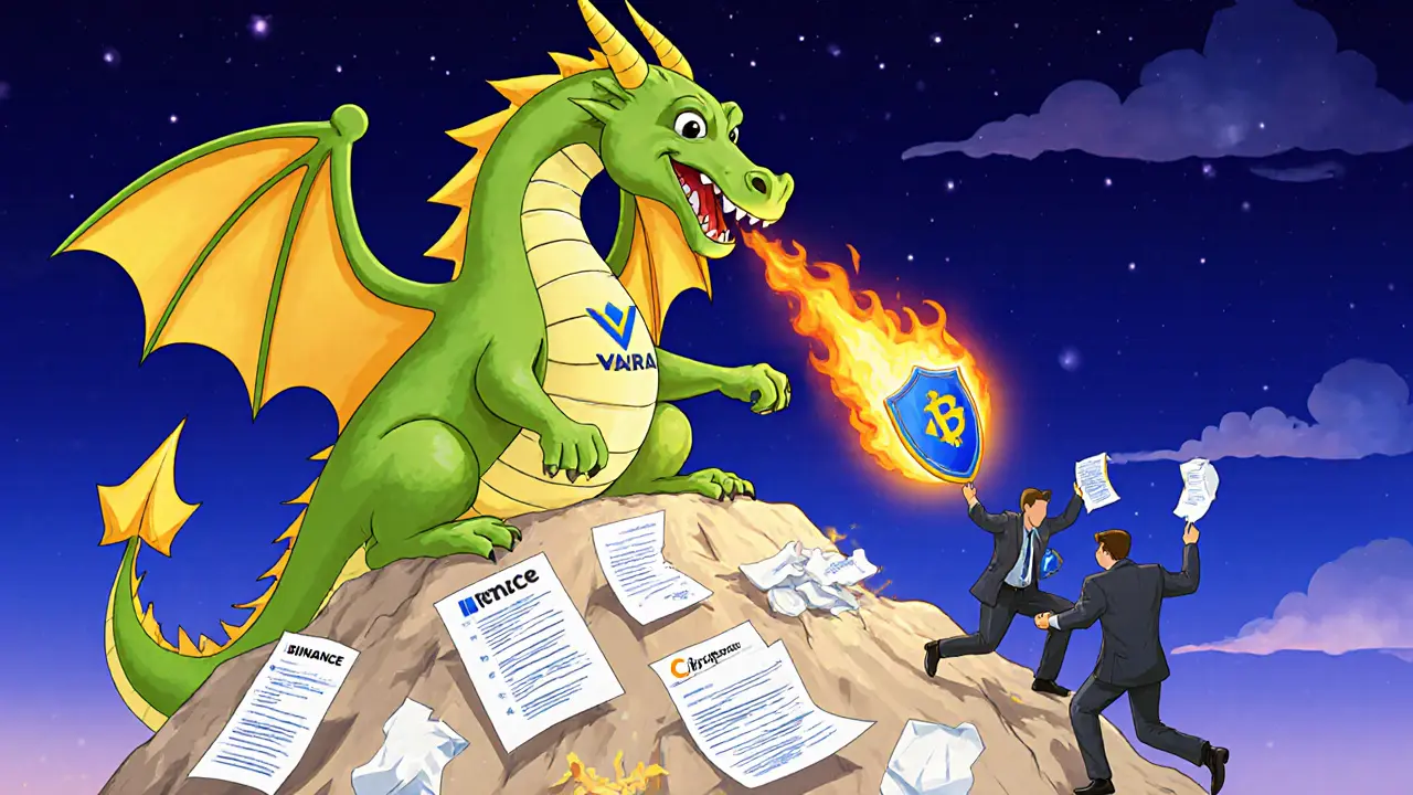 Regulatory dragon protects licensed crypto firms while unlicensed operators fail to climb the mountain.