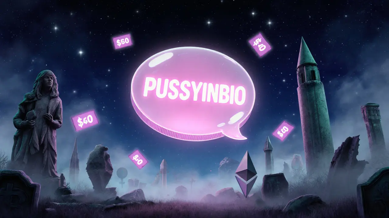 What is Pussy In Bio (PUSSYINBIO) crypto coin? The truth about a dead meme token