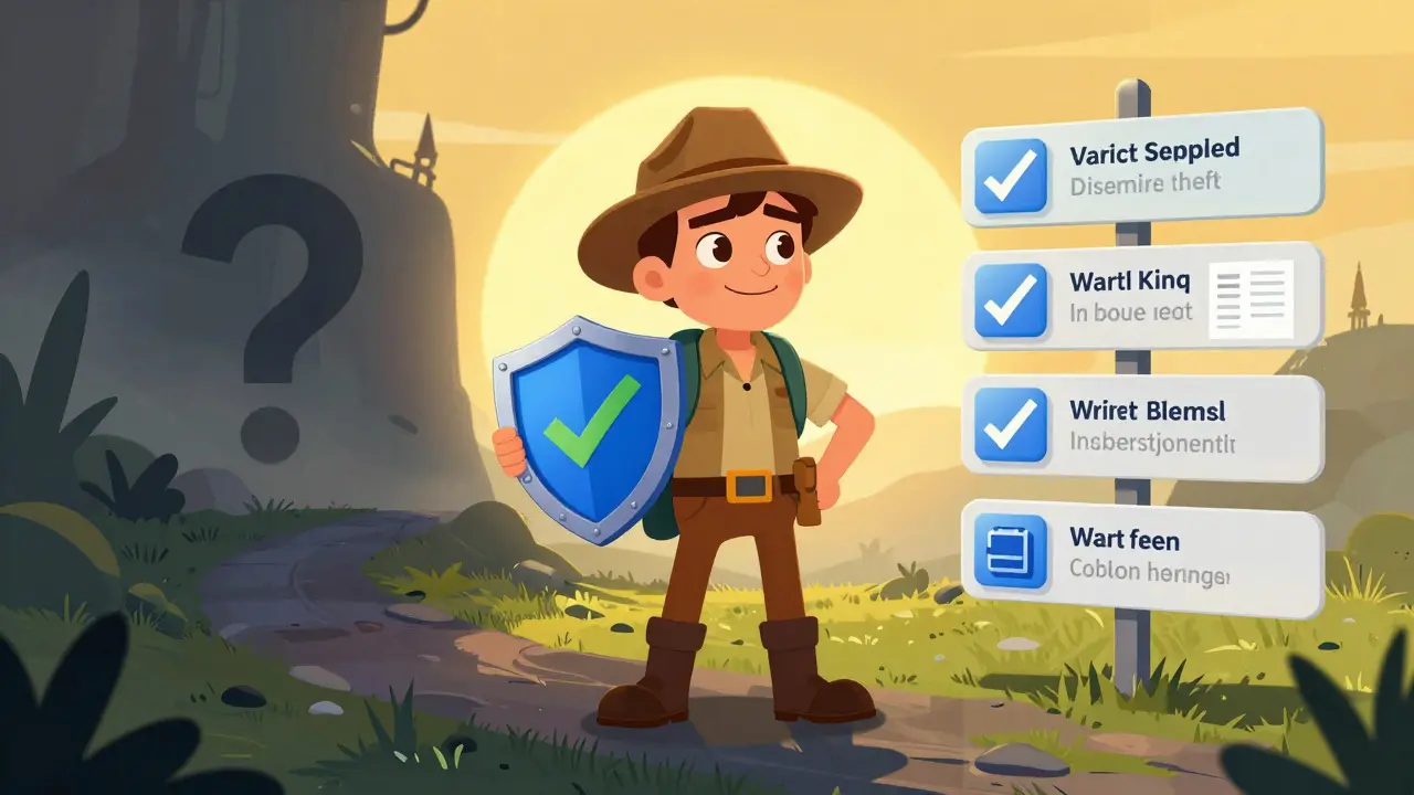 Character choosing between dark and safe crypto paths