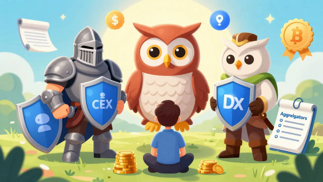 Friendly guardians protecting crypto assets on safe, regulated exchanges.