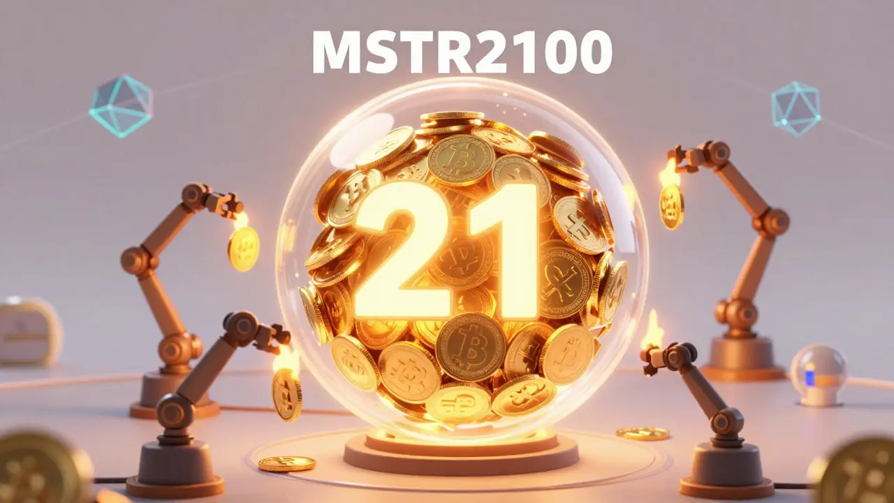 Glowing sphere of coins being burned to illustrate deflationary tokenomics.