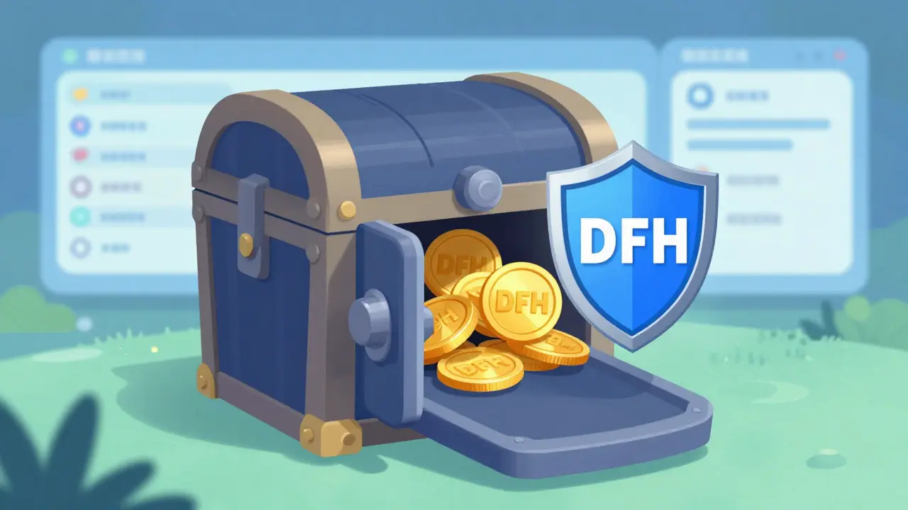 Secure vault opening with golden crypto tokens